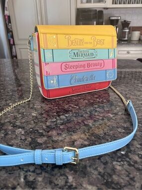Loungefly Disney Princesses Books Figural Crossbody Bag